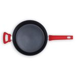 Casa si Gradina - Bucatarie si vesela - Vase pentru gatit - Tigai si seturi - Tigaie rosie cu capac MEP131R, diametru 26 cm - Infinity.ro