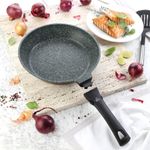 Casa si Gradina - Bucatarie si vesela - Vase pentru gatit - Tigai si seturi - Tigaie cu maner detasabil acoperita cu granit TS-1444, 26 cm - Infinity.ro