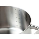 Casa si Gradina - Bucatarie si vesela - Vase pentru gatit - Oale si cratite - Oala din Inox cu capac Healthy and tasty HT1004, 24 cm, 5 L - Infinity.ro