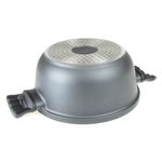 Casa si Gradina - Bucatarie si vesela - Vase pentru gatit - Oale si cratite - Oala invelis de marmura cu capac TS-1292, 28 cm, 5,9 L - Infinity.ro