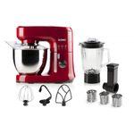 Electronice si Electrocasnice - Electrocasnice bucatarie - Mixere, tocatoare & roboti de bucatarie - Mixere - Mixer Planetar Profesional cu Blender Domo DO9145KR, Putere 700 W - Infinity.ro