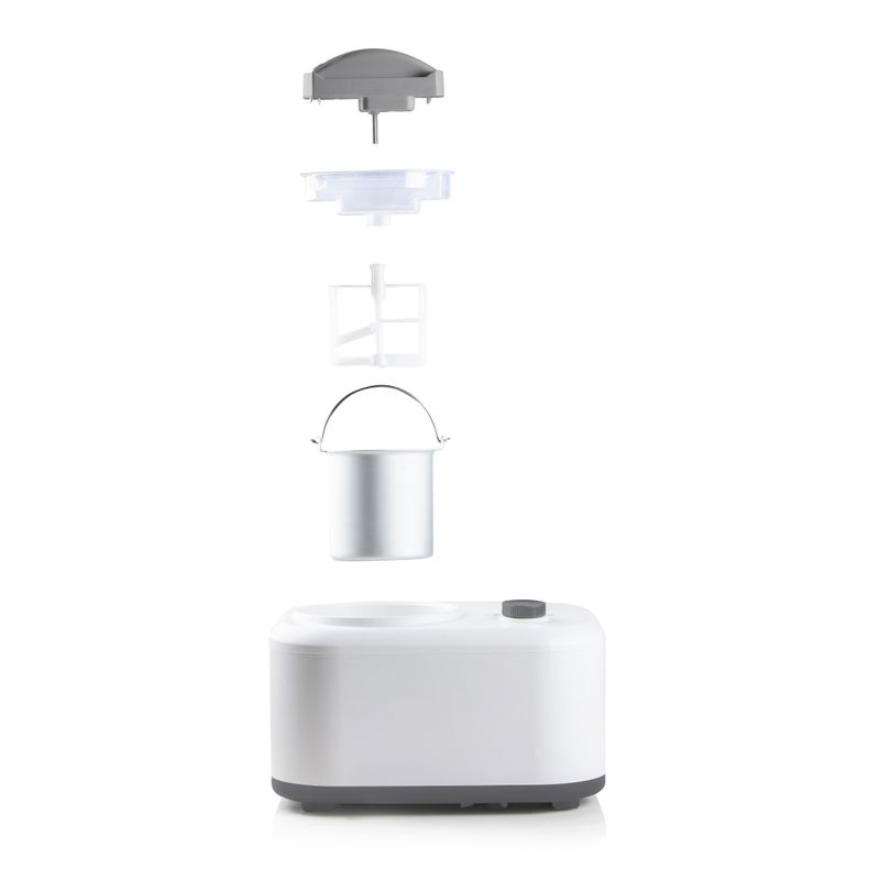 Electronice si Electrocasnice - Electrocasnice bucatarie - Aparate de gatit & desert - Aparate de preparat desert - Aparat pentru Preparat Inghetata Domo DO9243I, Capacitate 1 L - Infinity.ro