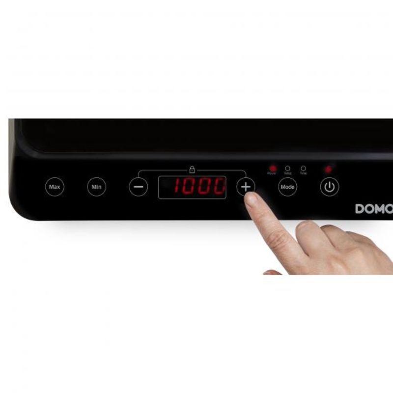 Electronice si Electrocasnice - Aragazuri, cuptoare si hote - Plite incorporabile - Plite pe gaz - Plita electrica dubla prin inductie Domo DO338IP, 3500W - Infinity.ro