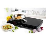 Electronice si Electrocasnice - Aragazuri, cuptoare si hote - Plite incorporabile - Plite pe gaz - Plita electrica dubla prin inductie Domo DO338IP, 3500W - Infinity.ro