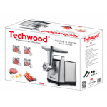 Electronice si Electrocasnice - Electrocasnice bucatarie - Mixere, tocatoare & roboti de bucatarie - Masini de tocat - Masina de tocat Techwood THV-538, Inox, 450W - Infinity.ro