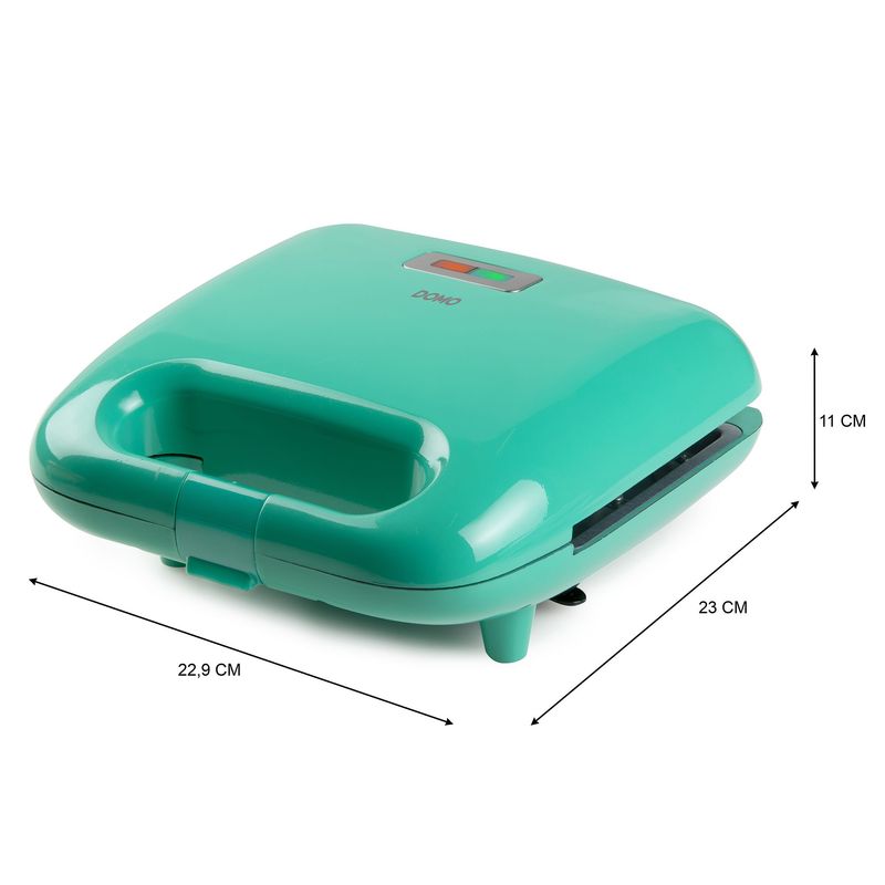 Electronice si Electrocasnice - Electrocasnice bucatarie - Preparare paine - Sandwich-maker - Sandwich maker multifunctional 5 in 1 Domo Snack Party DO1109C cu placi interschimbabile, 750 W - Infinity.ro