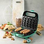 Electronice si Electrocasnice - Electrocasnice bucatarie - Preparare paine - Sandwich-maker - Sandwich maker multifunctional 5 in 1 Domo Snack Party DO1109C cu placi interschimbabile, 750 W - Infinity.ro