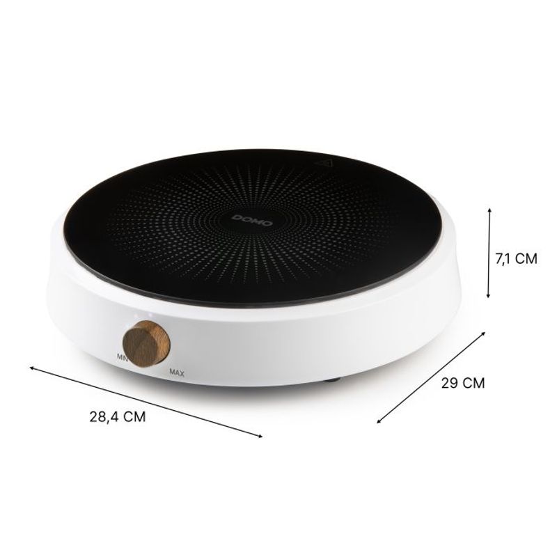 Electronice si Electrocasnice - Aragazuri, cuptoare si hote - Plite incorporabile - Plite cu inductie - Plita cu inductie Domo DO30112IP, 2000W, 9 trepte - Infinity.ro