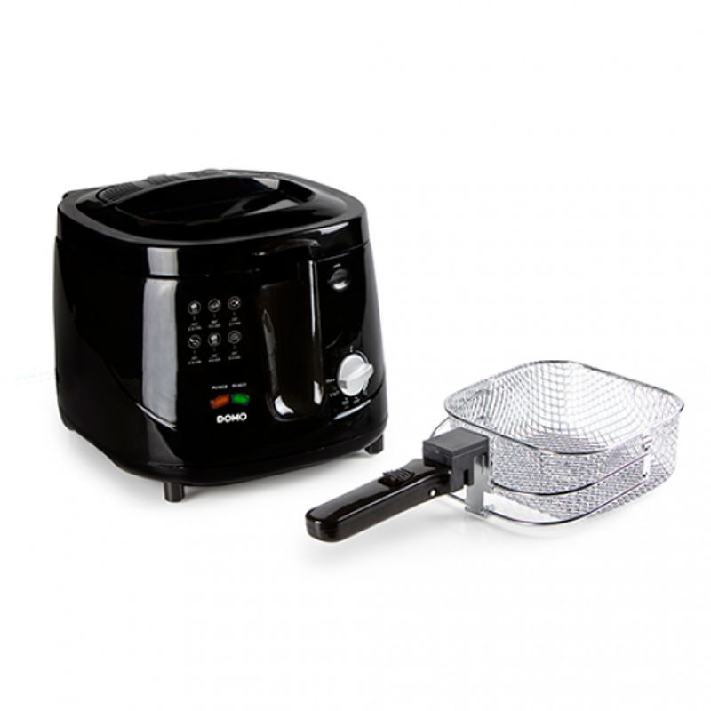 Electronice si Electrocasnice - Electrocasnice bucatarie - Aparate de gatit & desert - Friteuze - Friteuza DO461FR, 1800W, 2.5L, Termostat reglabil, Negru - Infinity.ro