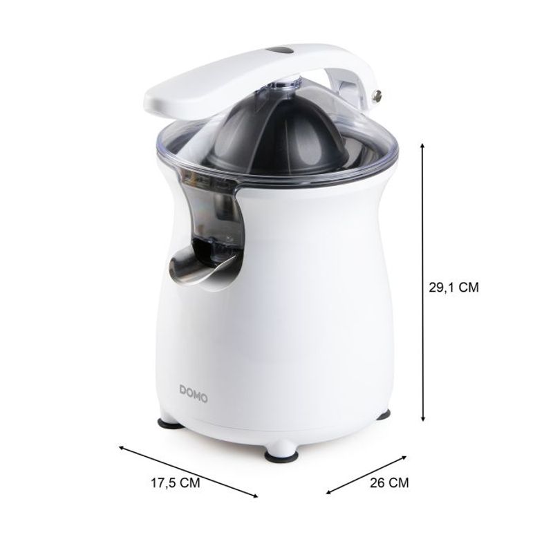 Electronice si Electrocasnice - Electrocasnice bucatarie - Preparare bauturi - Storcatoare de fructe - Storcator de citrice tip presa Domo DO9269J, 160W, 0.46l - Infinity.ro