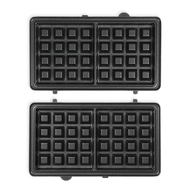 Electronice si Electrocasnice - Electrocasnice bucatarie - Aparate de gatit & desert - Aparate de preparat desert - Aparat pentru gaufre/waffle cu placi interschimbabile pentru sandwich-uri Livoo DOP232 - Infinity.ro