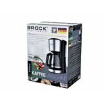 Electronice si Electrocasnice - Electrocasnice bucatarie - Preparare bauturi - Cafetiere - Cafetiera Brock CM 1522 SS, 1.5L, 1080W - Infinity.ro