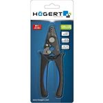 Casa si Gradina - Constructii - Scule de mana si unelte - Clesti si patenti - Cleste Dezizolator Fibra Optica 0.2-6mm, 24-10 AWG, Lungime 180mm, Hogert Technik - Infinity.ro