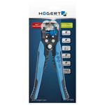 Casa si Gradina - Constructii - Scule de mana si unelte - Clesti si patenti - Cleste Automat Dezizolator, 0.2-6mm, 24-10 AWG, Lungime 205mm, Hogert Technik - Infinity.ro