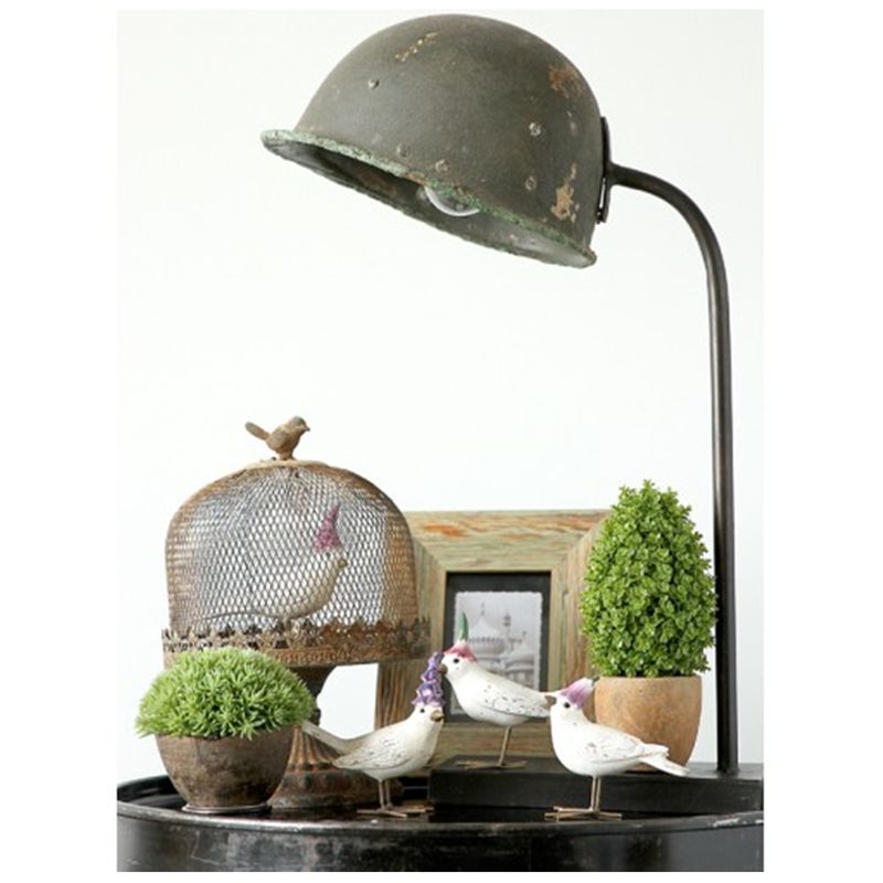 Casa si Gradina - Decoratiuni - Obiecte decorative - Accesorii decorative - Decoratiune Pasare cu Floare, 10 cm, alb - Infinity.ro