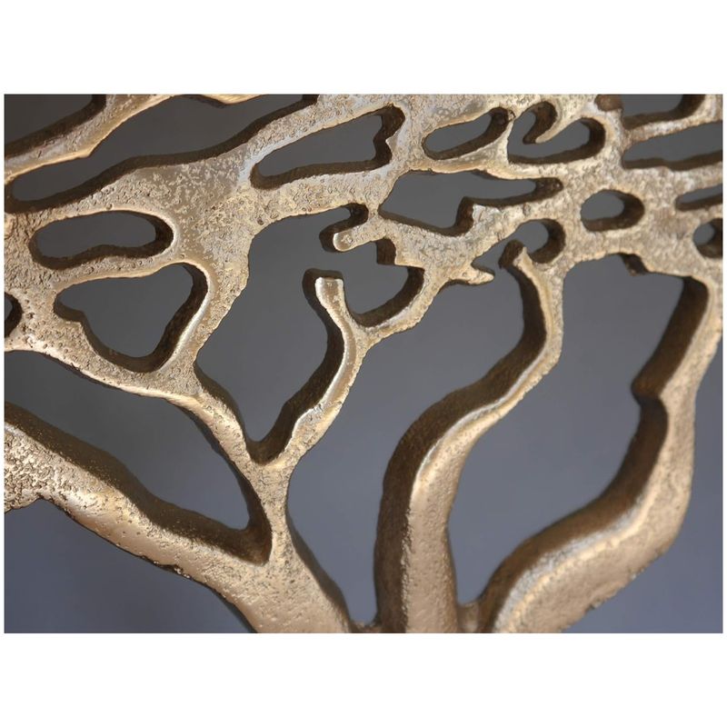 Casa si Gradina - Decoratiuni - Decoratiuni de sezon - Decoratiune metal Copacul Vietii, 60 cm, argintiu metalizat - Infinity.ro