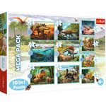 Jucarii, Copii si Bebe - Jucarii si jocuri - Jocuri si puzzle - Puzzle - Puzzle trefl 10in1 lumea dinozaurilor - Infinity.ro
