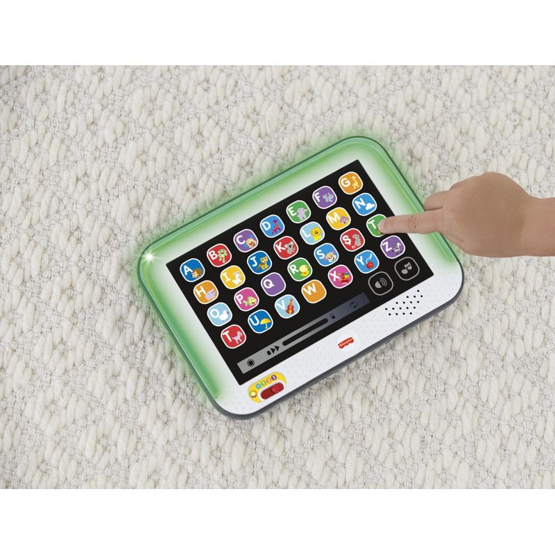 Jucarii, Copii si Bebe - Jucarii si jocuri - Jucarii & jocuri educative - Laptopuri, tablete si gadget-uri copii - Fisher price laugh learn tableta smart cu 3 niveluri de dezvoltare limba romana - Infinity.ro