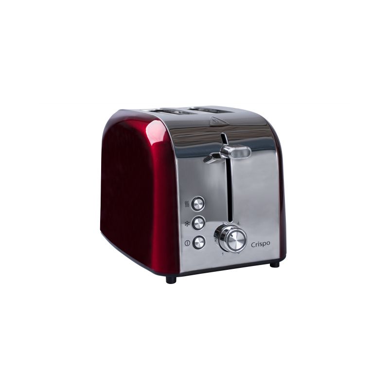 Electronice si Electrocasnice - Electrocasnice bucatarie - Preparare paine - Prajitoare de paine - Prajitor de paine Crispo, 900 W, Rosu - Infinity.ro
