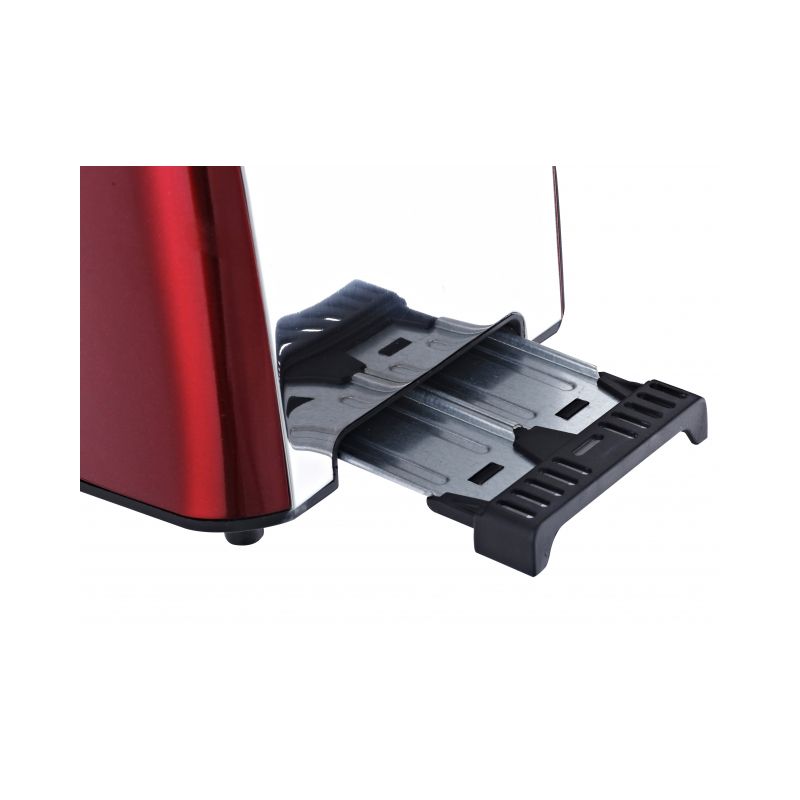 Electronice si Electrocasnice - Electrocasnice bucatarie - Preparare paine - Prajitoare de paine - Prajitor de paine Crispo, 900 W, Rosu - Infinity.ro