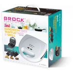 Electronice si Electrocasnice - Electrocasnice bucatarie - Preparare paine - Sandwich-maker - Aparat de sandwich 3 in 1 SSM 3003 cu placi interschimbabile pentru pregatire sandwich, grill sau waffe - Infinity.ro