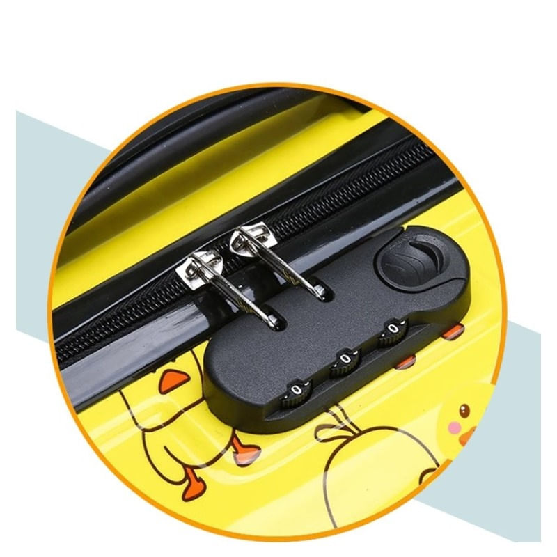 Sport si Outdoor - Articole de voiaj - Trolere - Troller pentru copii, 45x25x35 cm, aprobat pentru cabina, model leu prietenos - Infinity.ro