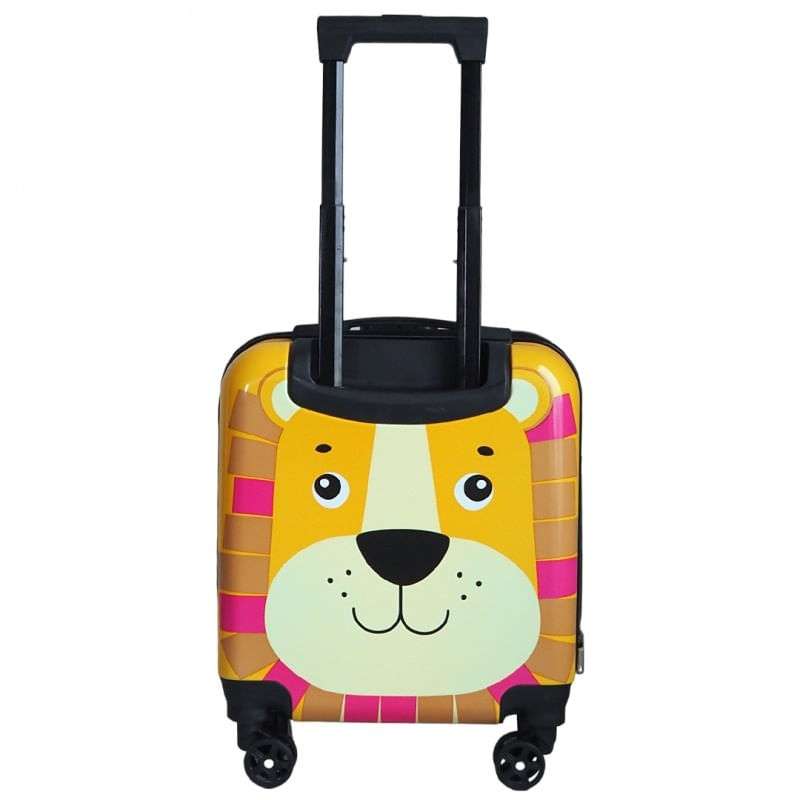 Sport si Outdoor - Articole de voiaj - Trolere - Troller pentru copii, 45x25x35 cm, aprobat pentru cabina, model leu prietenos - Infinity.ro