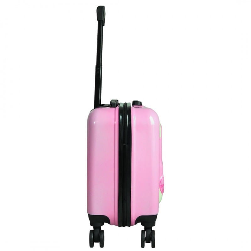 Sport si Outdoor - Articole de voiaj - Trolere - Troller pentru copii, 45x25x35 cm, aprobat pentru cabina, model pisicuta roz - Infinity.ro