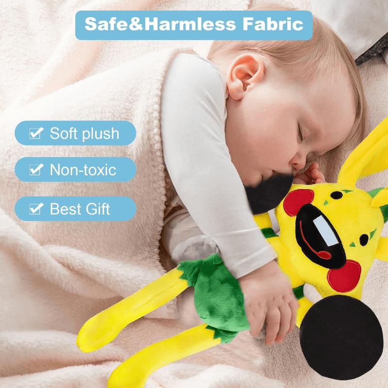 Jucarii, Copii si Bebe - Jucarii si jocuri - Jucarii de plus - Jucarie de Plus Bonzo Bunny Poppy, dimensiune 45cm, +3 ani, culoare  Galben/Verde ABYZ™ - Infinity.ro