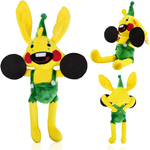 Jucarii, Copii si Bebe - Jucarii si jocuri - Jucarii de plus - Jucarie de Plus Bonzo Bunny Poppy, dimensiune 45cm, +3 ani, culoare  Galben/Verde ABYZ™ - Infinity.ro