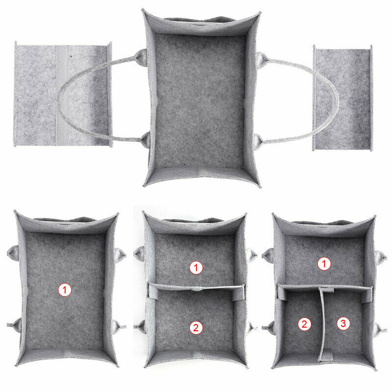Jucarii, Copii si Bebe - Maternitate - Genti bebelusi - Geanta organizator scutece si accesorii copii, gri, 33 x 22 cm, WDB05 - Infinity.ro