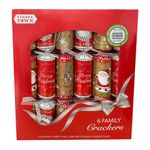 Casa si Gradina - Decoratiuni - Decoratiuni de sezon - Pachet cadou pentru familie, 6 Crackers Merry Christmas, RMS 1351187-XMAS - Infinity.ro