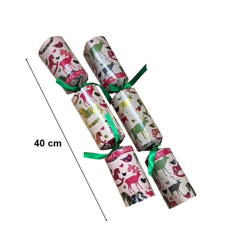 Casa si Gradina - Decoratiuni - Decoratiuni de sezon - Pachet cadou pentru familie, 6 Crackers cu reni, RMS 1351187-RENI - Infinity.ro