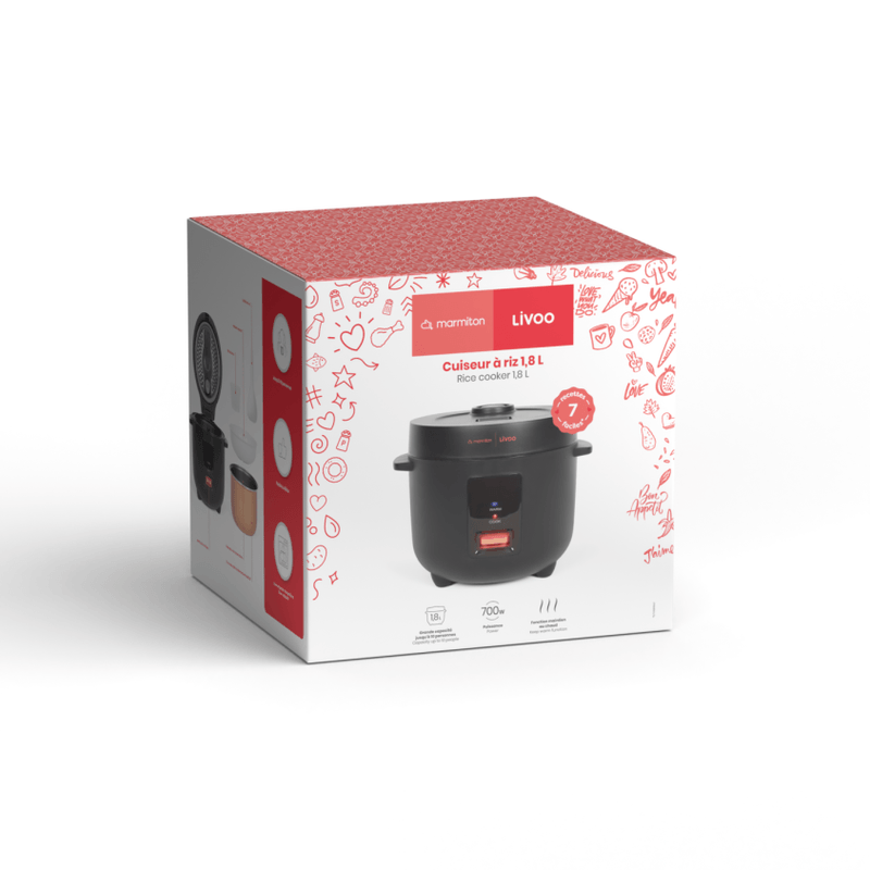 Casa si Gradina - Bucatarie si vesela - Vase pentru gatit - Oale si cratite - Oala pentru fier orez Livoo DOC298, 1.2L, 400W - Infinity.ro