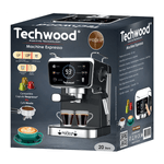 Electronice si Electrocasnice - Electrocasnice bucatarie - Preparare bauturi - Espressoare - Espressor Techwood TCA-1386EXN, 20 bar, capsule Nespresso sau cafea macinata, 1.5L - Infinity.ro