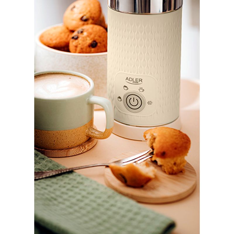 Electronice si Electrocasnice - Electrocasnice bucatarie - Preparare bauturi - Cafetiere - Aparat pentru spumare si incalzire lapte Adler AD 4495 - Infinity.ro