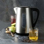 Electronice si Electrocasnice - Electrocasnice bucatarie - Preparare bauturi - Fierbatoare de apa - Fierbator electric Domo DO738WK, 1.7 L, Inox, 2200 W - Infinity.ro