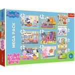 Jucarii, Copii si Bebe - Jucarii si jocuri - Jocuri si puzzle - Puzzle - Puzzle trefl 10in1 intalneste-o pe peppa pig - Infinity.ro