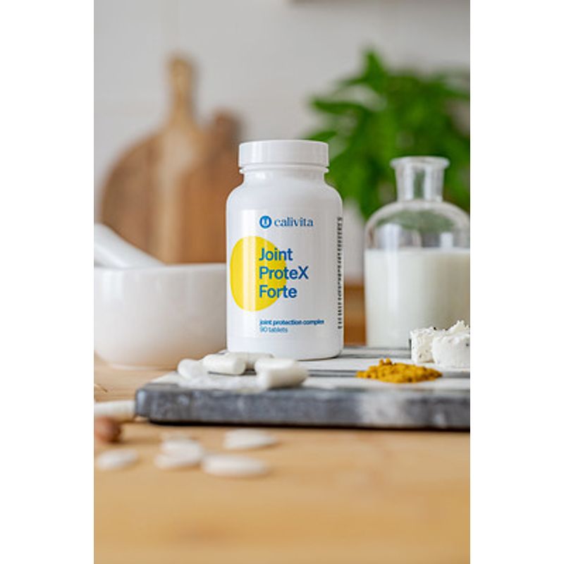 Ingrijire personala si Cosmetice - Sanatate si wellness - Suplimente alimentare - Alte suplimente alimentare - Set supliment alimentar si cutie pastile, recomandat pentru articulatii Joint Protex Forte (90 tablete) - Calivita - Infinity.ro