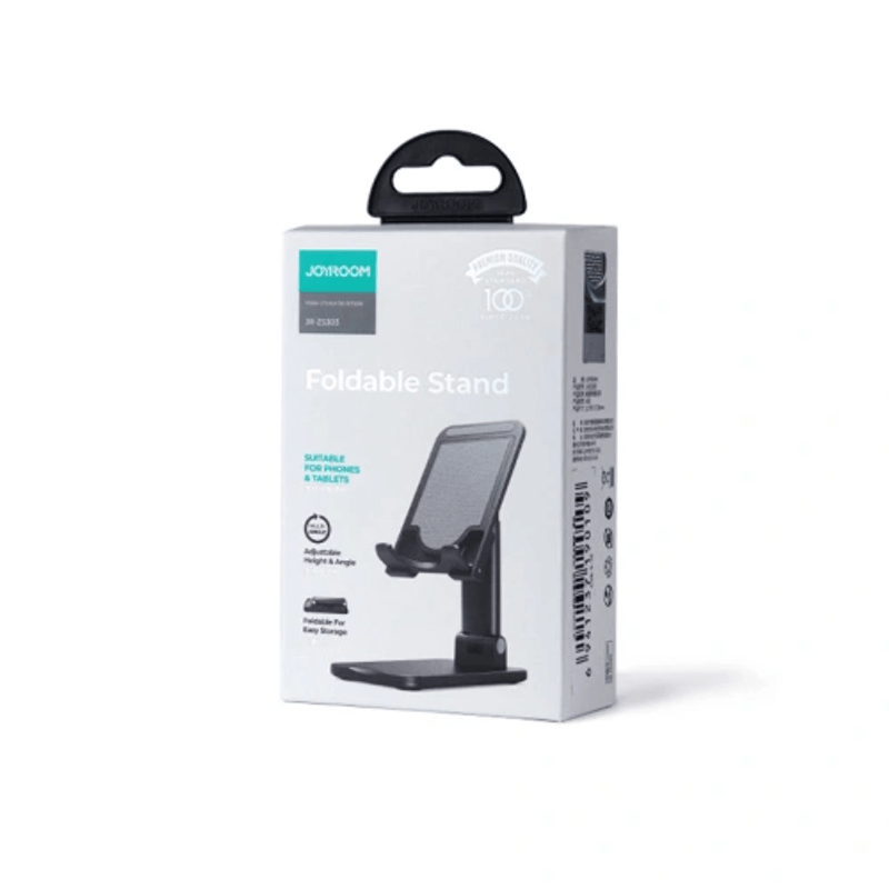 Laptop, Telefoane si Tablete - Telefoane mobile si accesorii - Accesorii Telefoane - Suport si docking telefoane - Suport Pliabil cu Stabilitate si Confort pentru Smartphone si Tableta Joyroom (JR-ZS303) - Alb - Infinity.ro