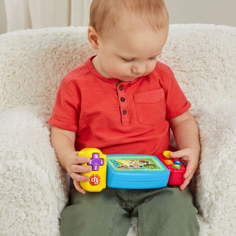 Jucarii, Copii si Bebe - Jucarii si jocuri - Jucarii & jocuri educative - Laptopuri, tablete si gadget-uri copii - Fisher price laugh&learn consola bebe in limba romana - Infinity.ro