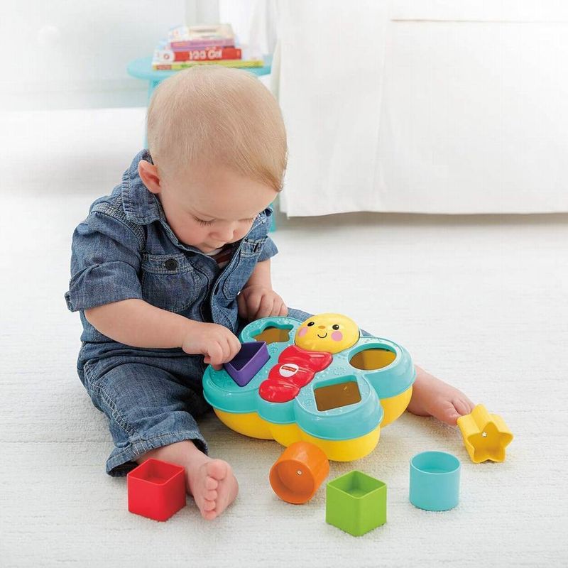Jucarii, Copii si Bebe - Jucarii si jocuri - Jucarii bebelusi - Centre de activitati - Jucarie cu activitati fluturas cu forme - Infinity.ro