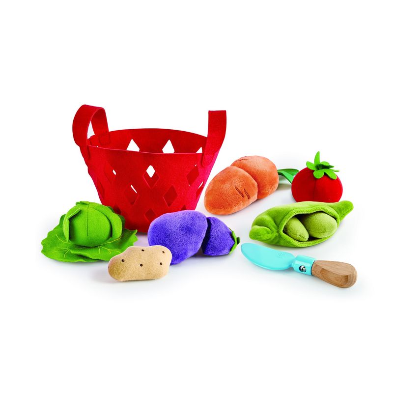 Jucarii, Copii si Bebe - Jucarii si jocuri - Jucarii & jocuri educative - Jucarii interactive - Hape cosuletul cu legume - Infinity.ro