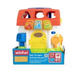 Jucarii, Copii si Bebe/Jucarii si jocuri/Jucarii bebelusi/Centre de activitati - Winfun casuta cu activitati - Infinity.ro