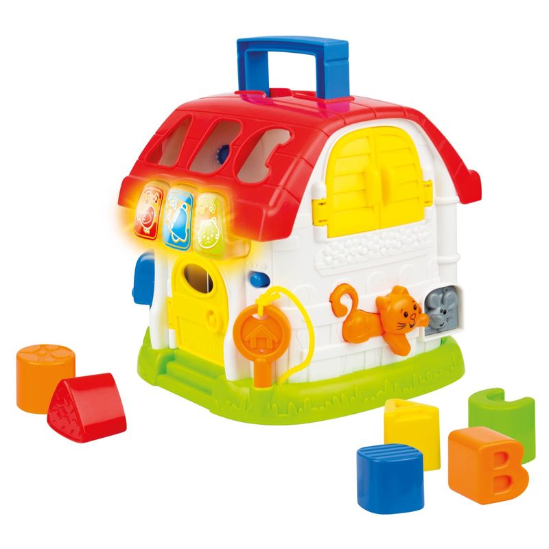 Jucarii, Copii si Bebe/Jucarii si jocuri/Jucarii bebelusi/Centre de activitati - Winfun casuta cu activitati - Infinity.ro