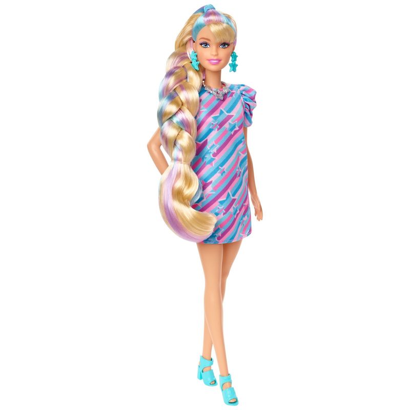 Jucarii, Copii si Bebe - Jucarii si jocuri - Papusi si accesorii - Papusi - Barbie totally hair papusa barbie blonda - Infinity.ro