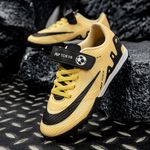 Sport si Outdoor - Echipament Sportiv - Incaltaminte sport - Pantofi sport - Ghete de fotbal pentru copii MBrands, 8.5 pentru teren sintetic, culoare galben 31 - Infinity.ro