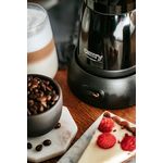 Electronice si Electrocasnice - Electrocasnice bucatarie - Preparare bauturi - Cafetiere - Cafetiera electrica pentru moka Camry CR 4415B, Capacitate 300 ml - Infinity.ro