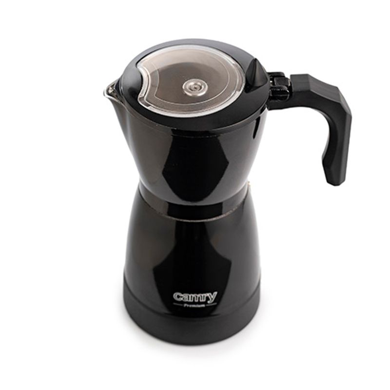 Electronice si Electrocasnice - Electrocasnice bucatarie - Preparare bauturi - Cafetiere - Cafetiera electrica pentru moka Camry CR 4415B, Capacitate 300 ml - Infinity.ro