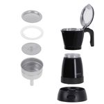 Electronice si Electrocasnice - Electrocasnice bucatarie - Preparare bauturi - Cafetiere - Cafetiera electrica pentru moka Camry CR 4415B, Capacitate 300 ml - Infinity.ro